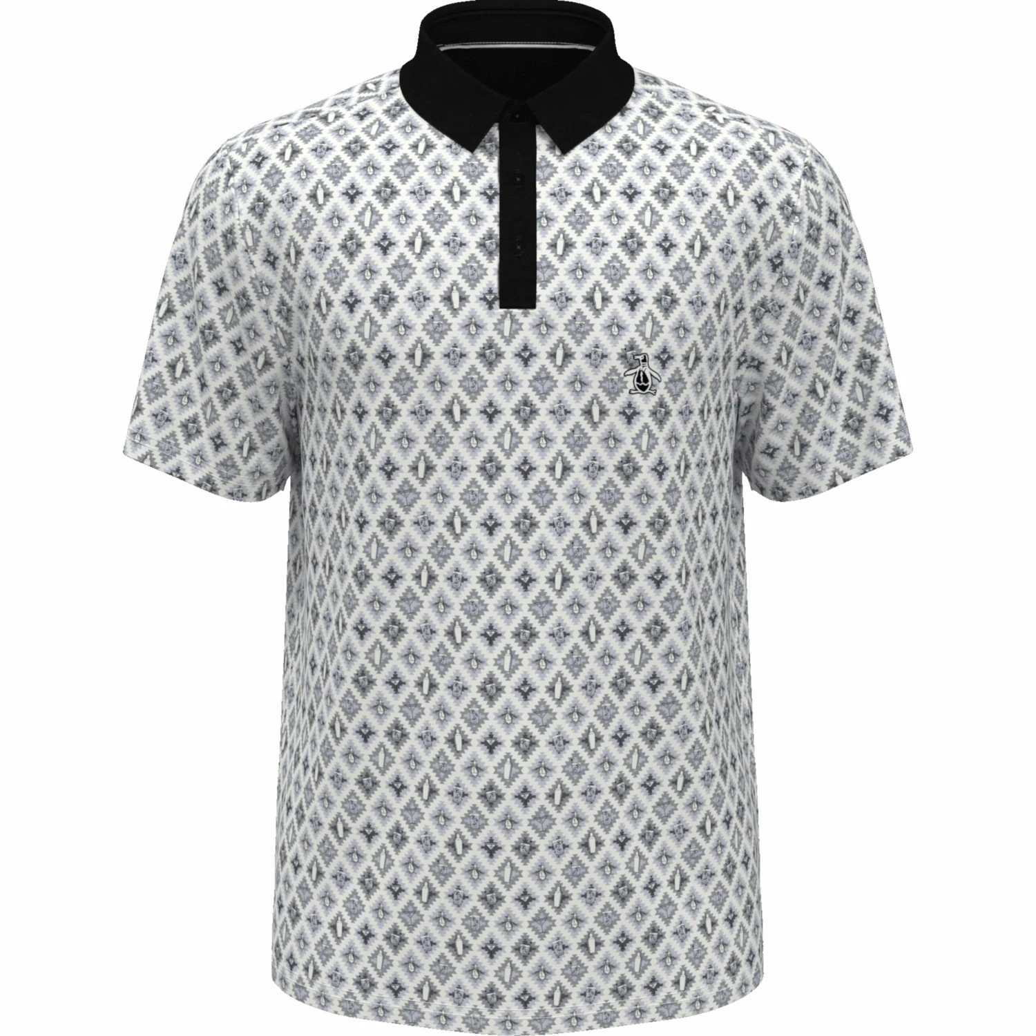 Original Penguin All Over Atomic Cocktail Print Golf Polo 3 Original Penguin All Over Atomic Cocktail Print Golf Polo