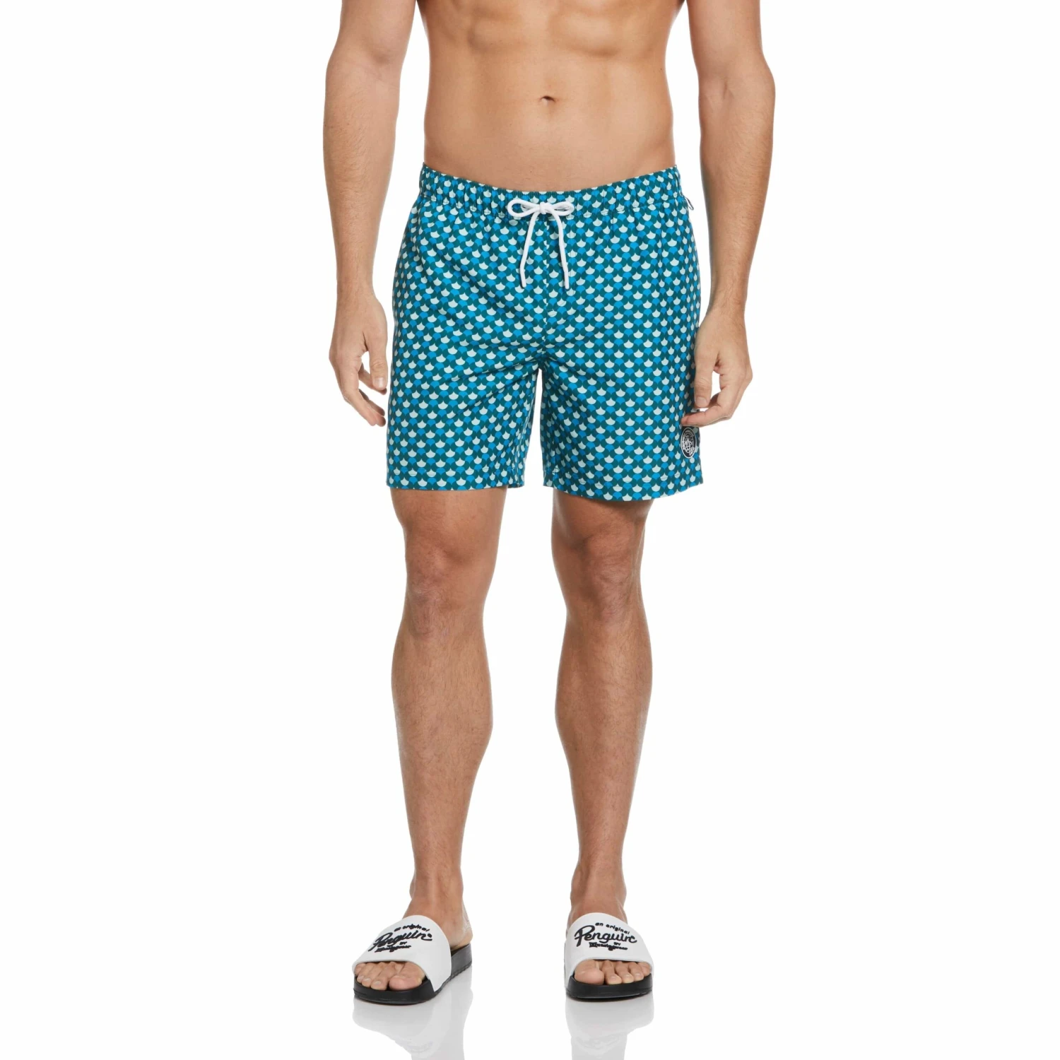 Original Penguin All Over Fan Print Swim Short 3 Original Penguin All Over Fan Print Swim Short