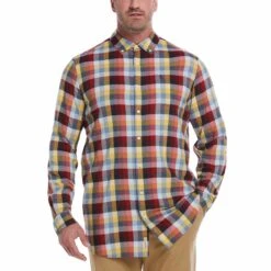 Original Penguin Sales 16 Original Penguin Big & Tall EcoVeroâ„¢ Woven Plaid Stretch Shirt