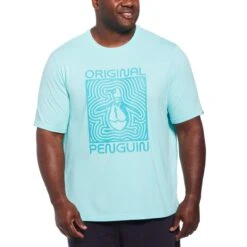 Original Penguin Big & Tall Groovy Pete Print Tee