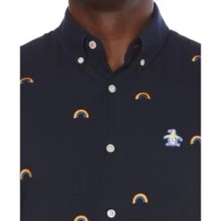 Original Penguin Big & Tall Pride Rainbow Print Shirt -Original Penguin Sales Big Tall Pride Rainbow Print Shirt Original Penguin 3