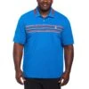 Original Penguin Big And Tall Micro Pique Chest Stripe Polo 1 Original Penguin Big And Tall Micro Pique Chest Stripe Polo -Original Penguin Sales Big and Tall Micro Pique Chest Stripe Polo Imperial Blue Original Penguin