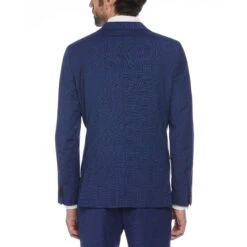 Original Penguin Blue Glen Plaid Wool Blend Two-Piece Suit -Original Penguin Sales Blue Glen Plaid Wool Blend Two Piece Suit Original Penguin 3