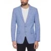 Original Penguin Blue Plaid Linen Blend Chambray Blazer 1 Original Penguin Blue Plaid Linen Blend Chambray Blazer -Original Penguin Sales Blue Plaid Linen Blend Chambray Blazer Blue Original Penguin