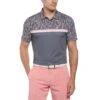 Original Penguin Broken Tees Novelty Block Print Golf Polo -Original Penguin Sales Broken Tees Novelty Block Print Golf Polo Quiet Shade Original Penguin