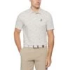 Original Penguin Chi Chi Allover Tribal Print Golf Polo 1 Original Penguin Chi Chi Allover Tribal Print Golf Polo -Original Penguin Sales Chi Chi Allover Tribal Print Golf Polo Chinchilla Original Penguin
