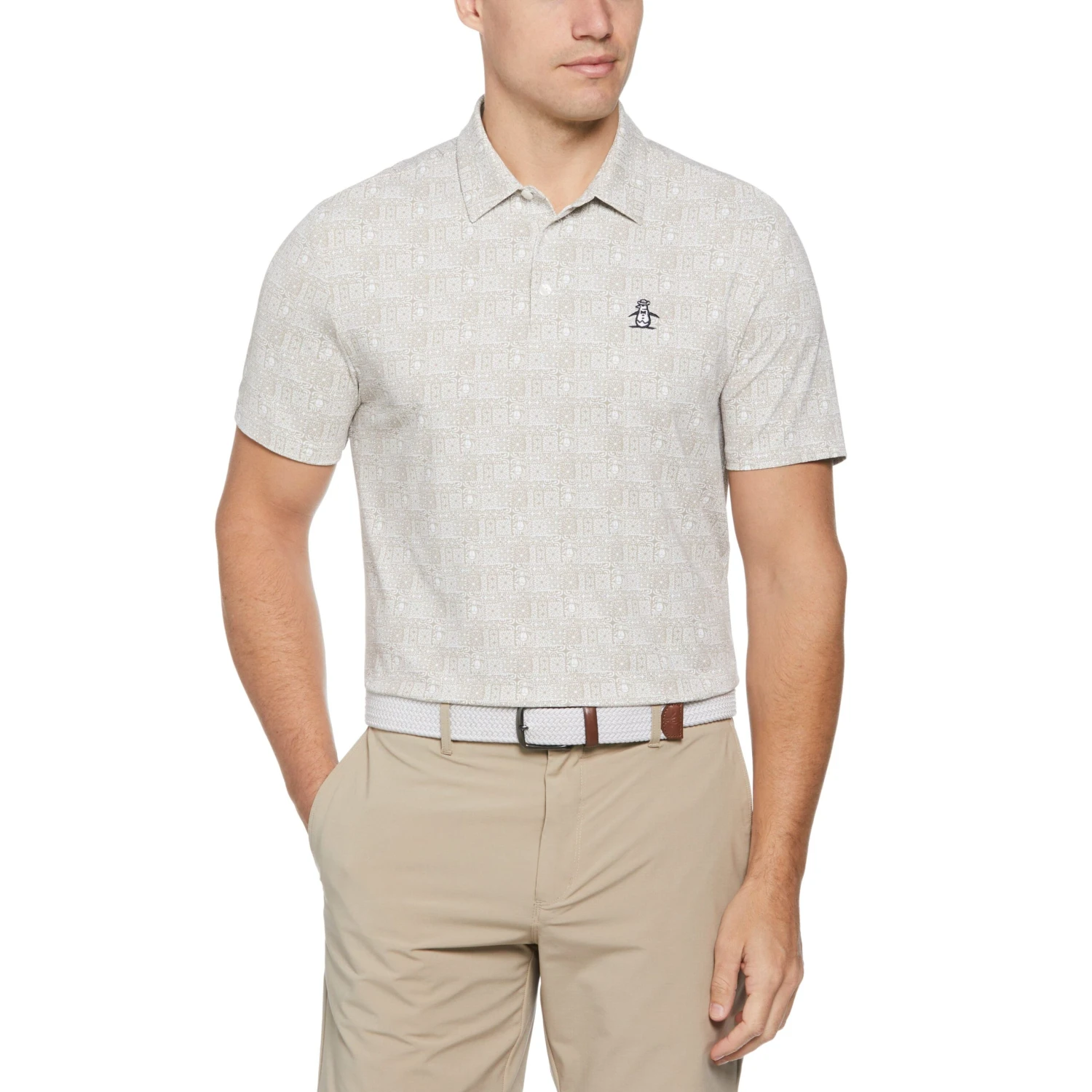 Original Penguin Chi Chi Allover Tribal Print Golf Polo 3 Original Penguin Chi Chi Allover Tribal Print Golf Polo