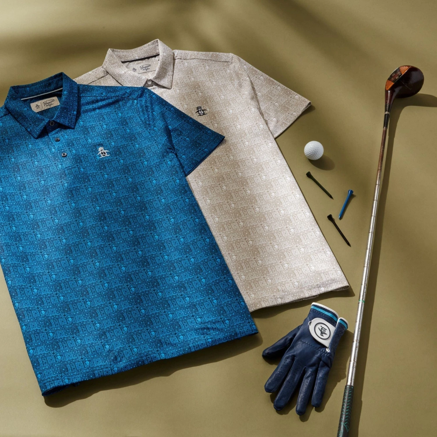Original Penguin Chi Chi Allover Tribal Print Golf Polo 4 Original Penguin Chi Chi Allover Tribal Print Golf Polo - Image 2