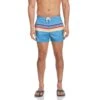 Original Penguin Engineered Stripe Box Swim Short -Original Penguin Sales Engineered Stripe Box Swim Short Deep Water Original Penguin