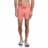 Original Penguin Glitch Print Swim Short -Original Penguin Sales Glitch Print Swim Short Hot Coral Original Penguin