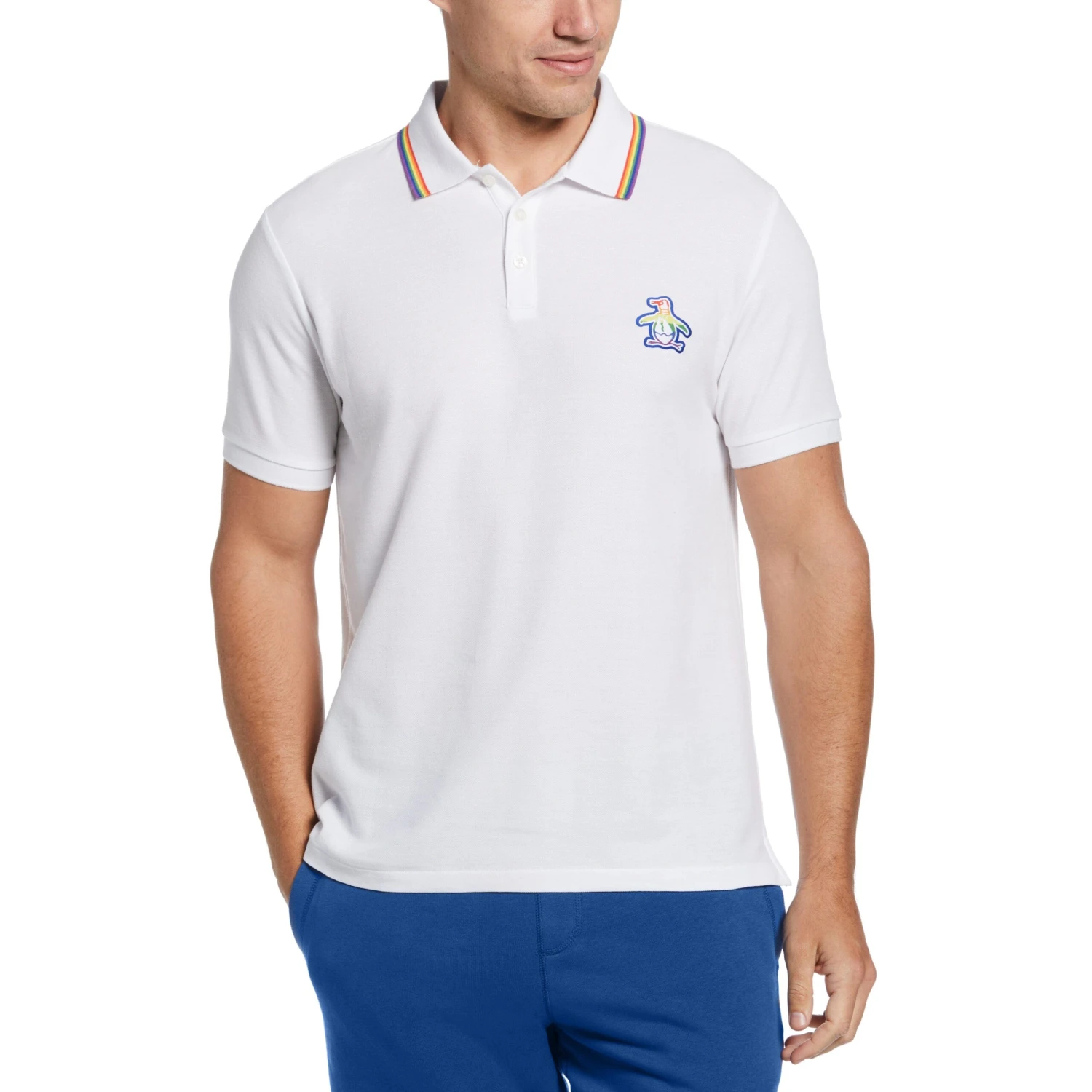 Original Penguin Mega Pete Pride Polo 3 Original Penguin Mega Pete Pride Polo