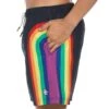 Original Penguin Rainbow Pride Swim Shorts -Original Penguin Sales Rainbow Pride Swim Shorts Original Penguin