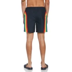 Original Penguin Rainbow Pride Swim Shorts -Original Penguin Sales Rainbow Pride Swim Shorts Original Penguin 3