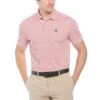 Original Penguin Short Sleeve All-Over Heritage Geo Print Polo -Original Penguin Sales Short Sleeve All Over Heritage Geo Print Polo Strawberry Pink Original Penguin