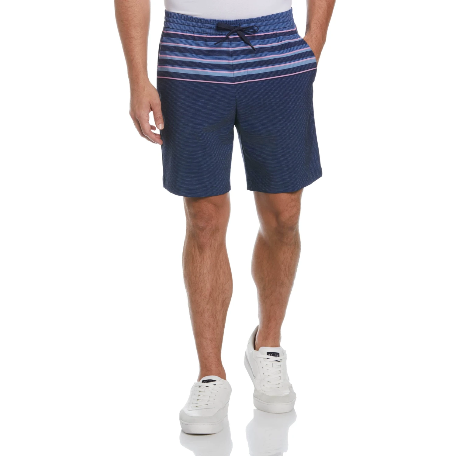 Original Penguin Slub Stripe Block 8" Golf Short 3 Original Penguin Slub Stripe Block 8" Golf Short