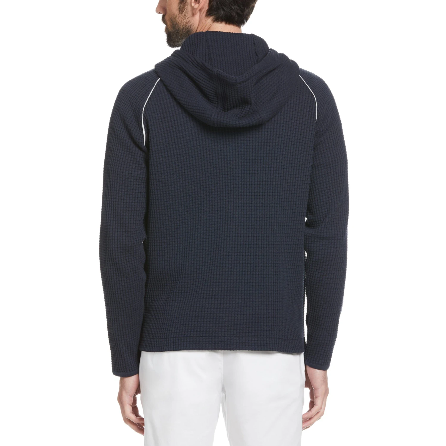 Original Penguin Waffle Knit Patch Hoodie 4 Original Penguin Waffle Knit Patch Hoodie - Image 2