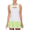 Original Penguin Women's Color Block Cut-out Tennis Tank -Original Penguin Sales Womens Color Block Cut out Tennis Tank Bright White Original Penguin