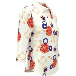 Original Penguin Women's Retro Floral Printed Golf Polo 7 Original Penguin Women's Retro Floral Printed Golf Polo -Original Penguin Sales Womens Retro Floral Printed Golf Polo Original Penguin 3